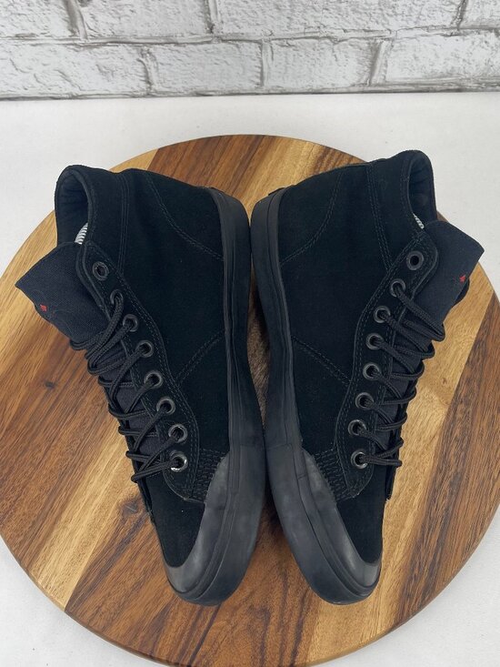Emerica Indicator High Widow Mens Sz. 8 Triple Black Suede Skateboarding Shoes main image 8